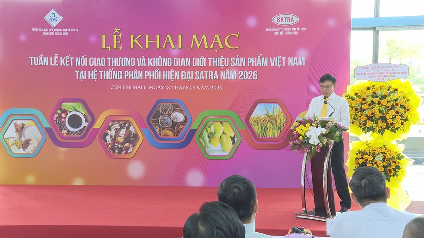 TP. Hồ Chí Minh khai mạc Tuần lễ kết nối giao thương, mở rộng đầu ra cho hàng Việt tại hệ thống SATRA - Ảnh 2.