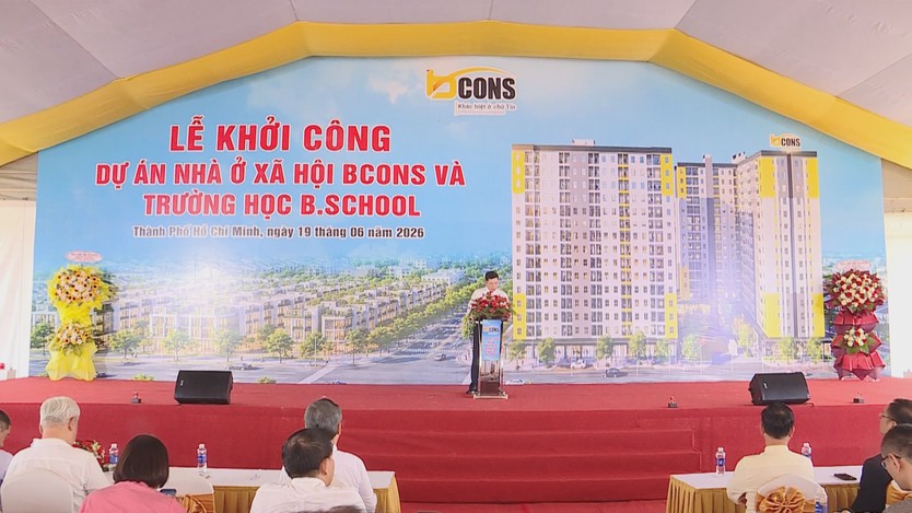 Khởi công dự án Nhà ở xã hội Bcons và Trường học B.School tại phường Tân Uyên - Ảnh 3.
