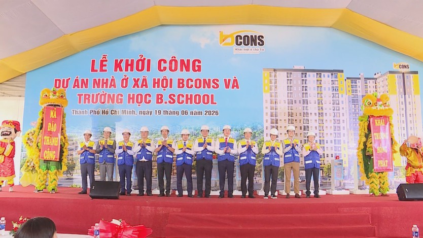 Khởi công dự án Nhà ở xã hội Bcons và Trường học B.School tại phường Tân Uyên - Ảnh 4.