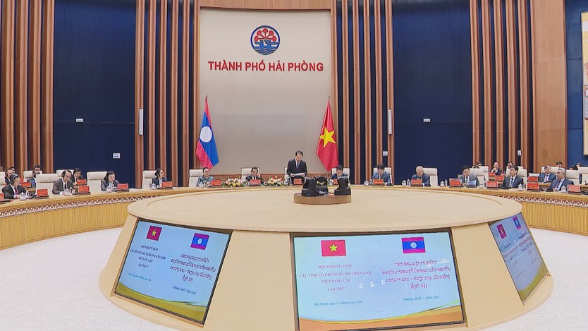 Việt Nam - Lào tăng cường hợp tác tư pháp tại Hội nghị các tỉnh có chung đường biên giới mở rộng lần thứ 7 - Ảnh 1.