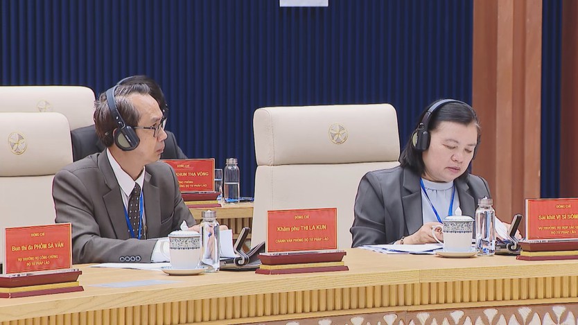 Việt Nam - Lào tăng cường hợp tác tư pháp tại Hội nghị các tỉnh có chung đường biên giới mở rộng lần thứ 7 - Ảnh 2.