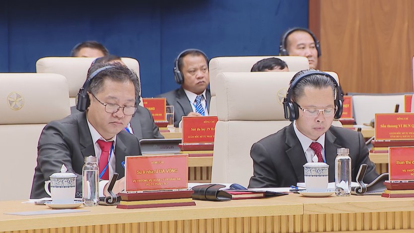 Việt Nam - Lào tăng cường hợp tác tư pháp tại Hội nghị các tỉnh có chung đường biên giới mở rộng lần thứ 7 - Ảnh 3.