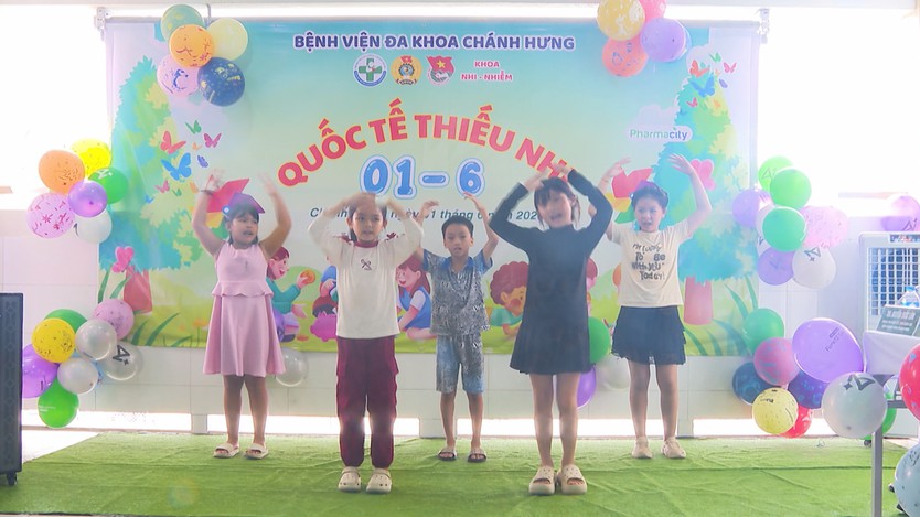 Bệnh viện Đa khoa Chánh Hưng trao yêu thương, tiếp sức bệnh nhi nhân Ngày Quốc tế Thiếu nhi - Ảnh 1.