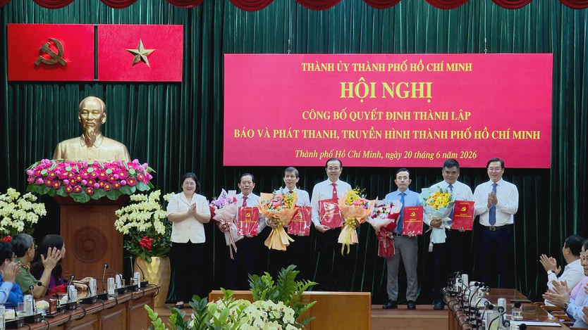 Thời sự trưa HTV ngày 20/6/2026 | Hội nghị công bố quyết định thành lập Báo và Phát thanh, Truyền hình TP. Hồ Chí Minh - Ảnh 1.