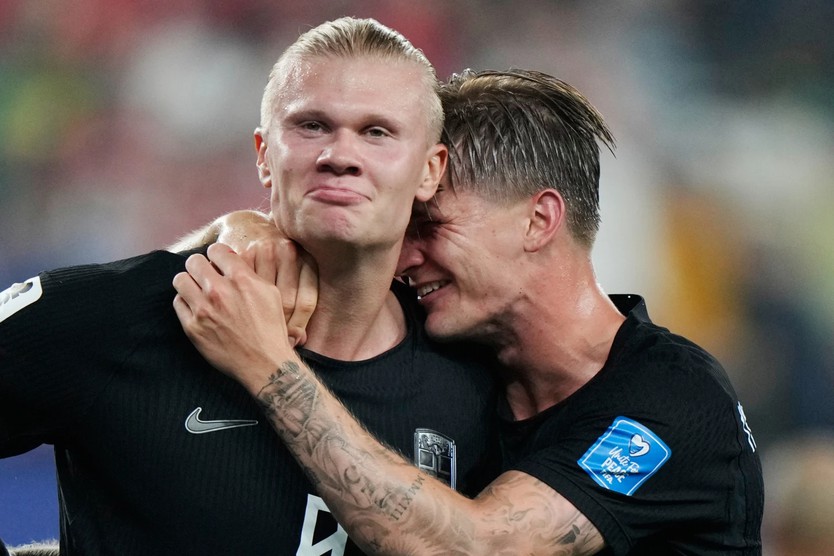 Haaland áp sát Messi và Mbappé, Na Uy chính thức đi tiếp - Ảnh 1.