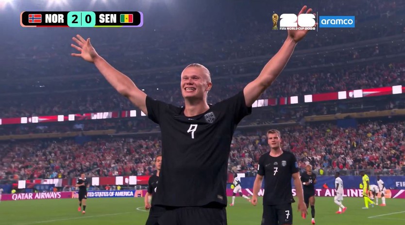 Haaland áp sát Messi và Mbappé, Na Uy chính thức đi tiếp - Ảnh 5.