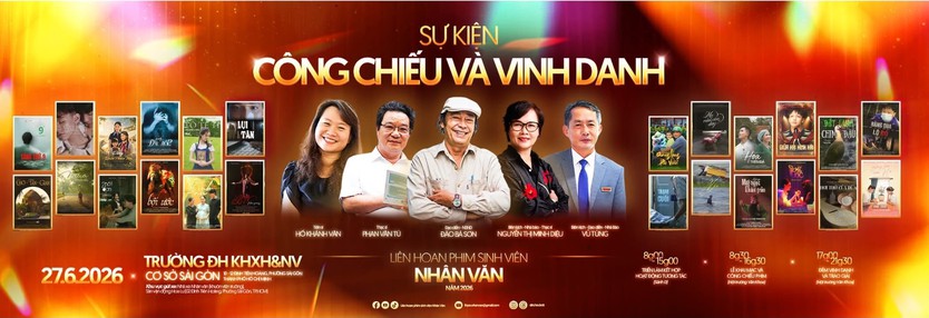 Liên hoan phim sinh viên Nhân văn 2026: Có gì? - Ảnh 1.
