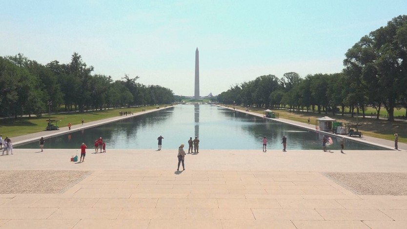 Mỹ: Trùng tu hồ phản chiếu ở Washington D.C - Ảnh 1.