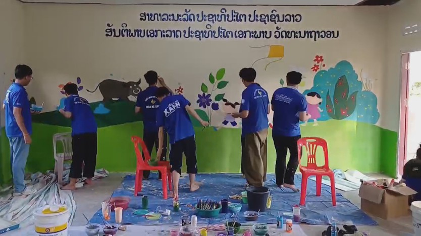 Tình nguyện hè 2026: Hoàn thành các hoạt động tình nguyện trên huyện đảo ở Lào - Ảnh 1.