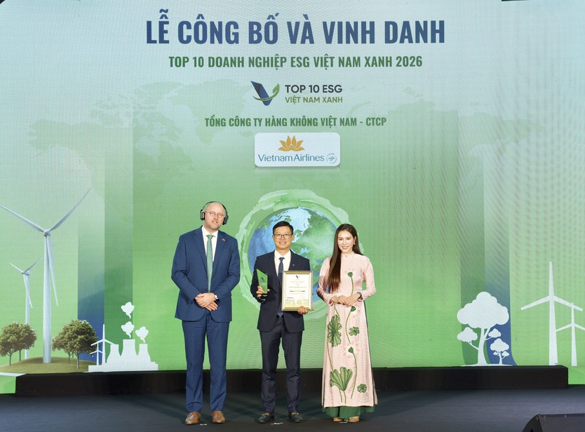 Vietnam Airlines hai năm liên tiếp vào Top 10 Doanh nghiệp ESG Việt Nam Xanh - Ảnh 3.