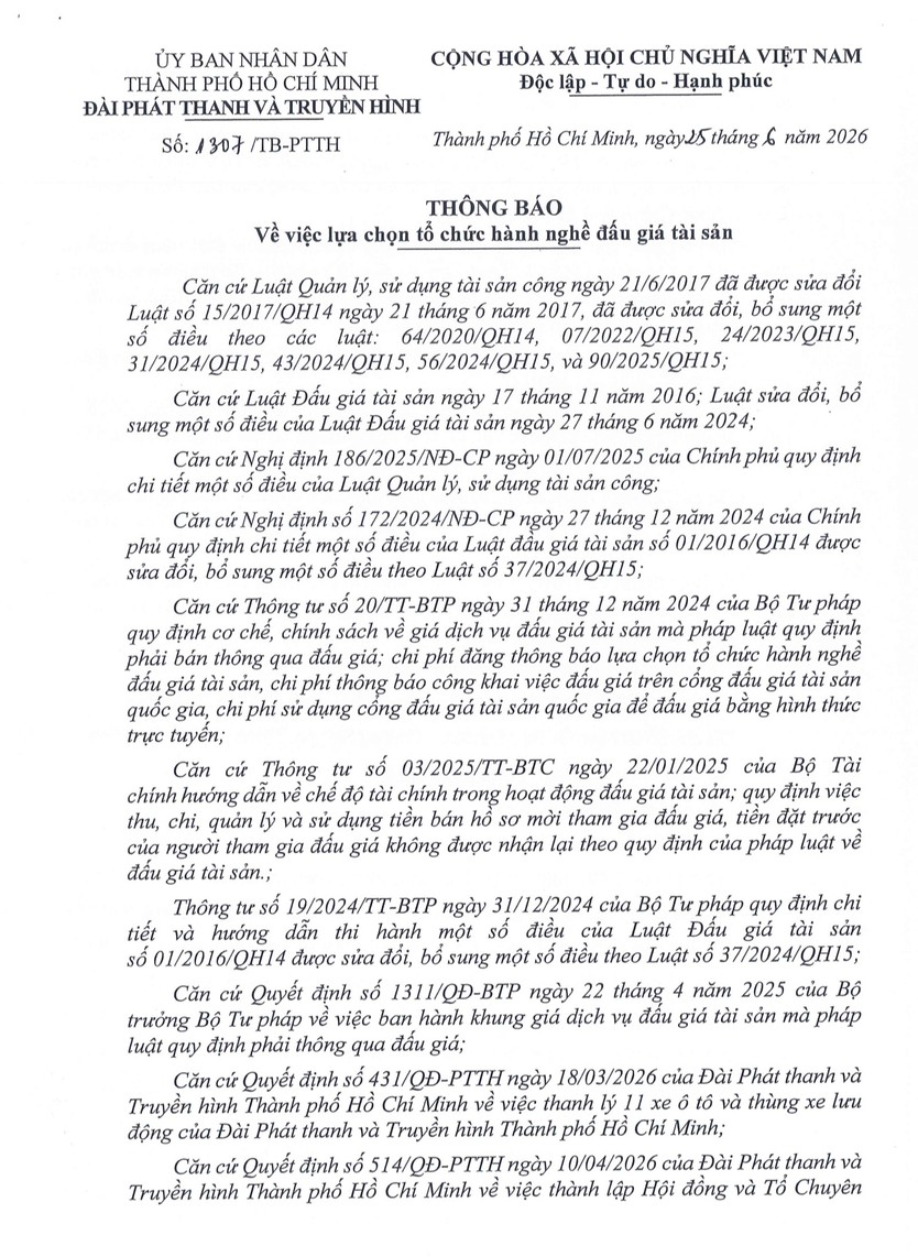 HTV thông báo về việc lựa chọn - Ảnh 1.