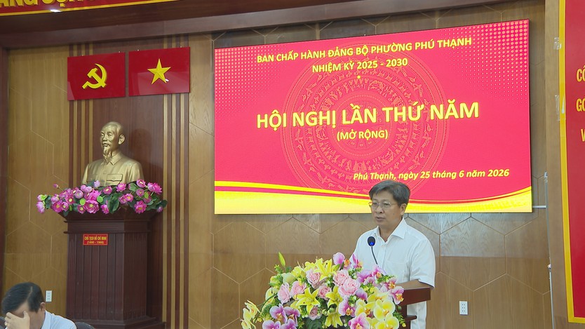 Phường Phú Thạnh: Thu ngân sách 6 tháng đạt hơn 655 tỷ đồng, bằng 70,7% dự toán năm 2026 - Ảnh 2.