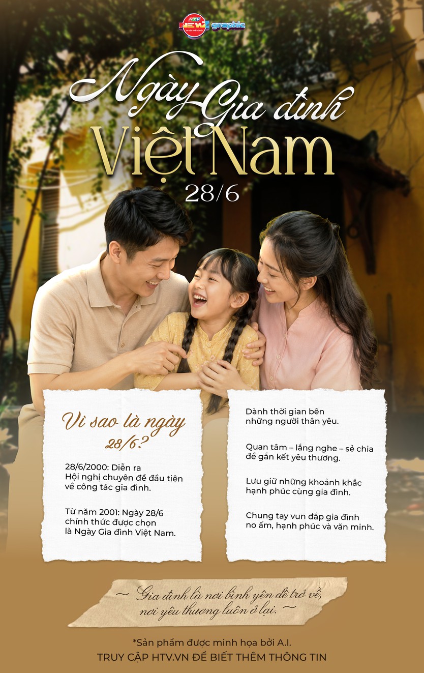 Ngày Gia đình Việt Nam 28/6: Gia đình là điểm tựa yêu thương - Ảnh 1.