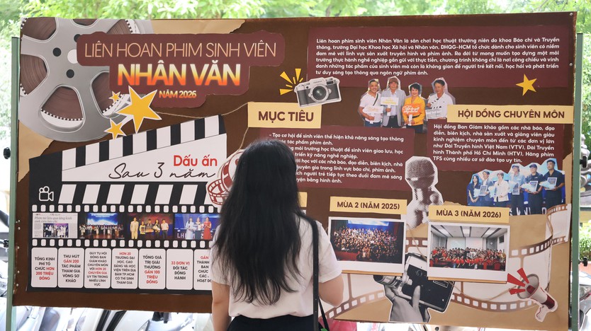 Liên hoan phim sinh viên Nhân văn 2026: Vinh danh những nhà làm phim trẻ- Ảnh 1.