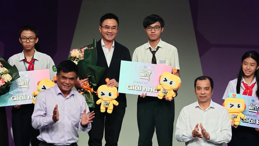THCS Nam Sài Gòn lần thứ hai lên ngôi Quán quân Gameshow Kilowatt? - Ảnh 3.