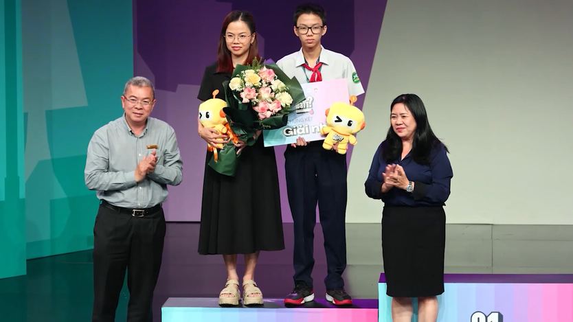 THCS Nam Sài Gòn lần thứ hai lên ngôi Quán quân Gameshow Kilowatt? - Ảnh 4.