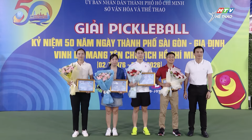 Giải Pickleball kỷ niệm 50 năm TP. Sài Gòn – Gia Định vinh dự mang tên Chủ tịch Hồ Chí Minh - Ảnh 5.