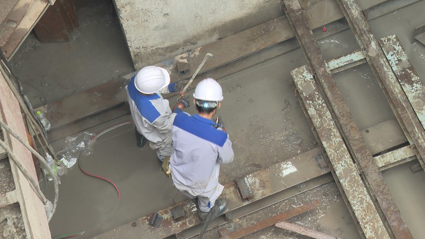 Rạch Xuyên Tâm: Thúc mặt bằng, giữ tiến độ thi công - Ảnh 1.