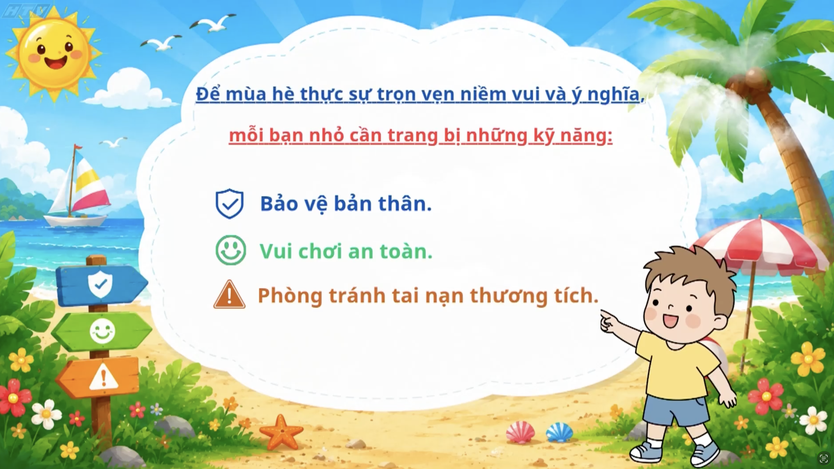 Góc nhỏ kỳ diệu: Vẽ mùa hè ở biển - Ảnh 7.