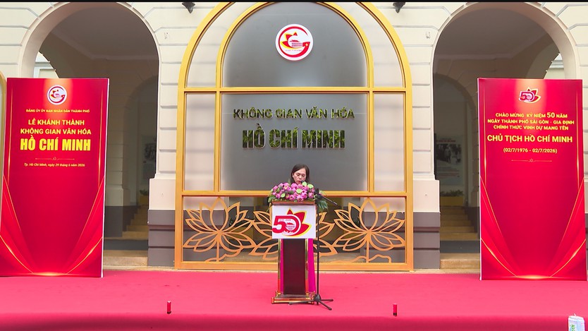 Khánh thành Không gian văn hóa Hồ Chí Minh tại Đảng ủy UBND TP. Hồ Chí Minh - Ảnh 3.