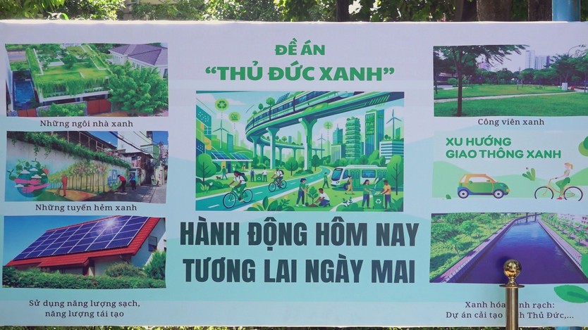 Phường Thủ Đức phát động “Thủ Đức xanh”, ra mắt mascot hoa hướng dương và nhiều công trình vì cộng đồng - Ảnh 3.