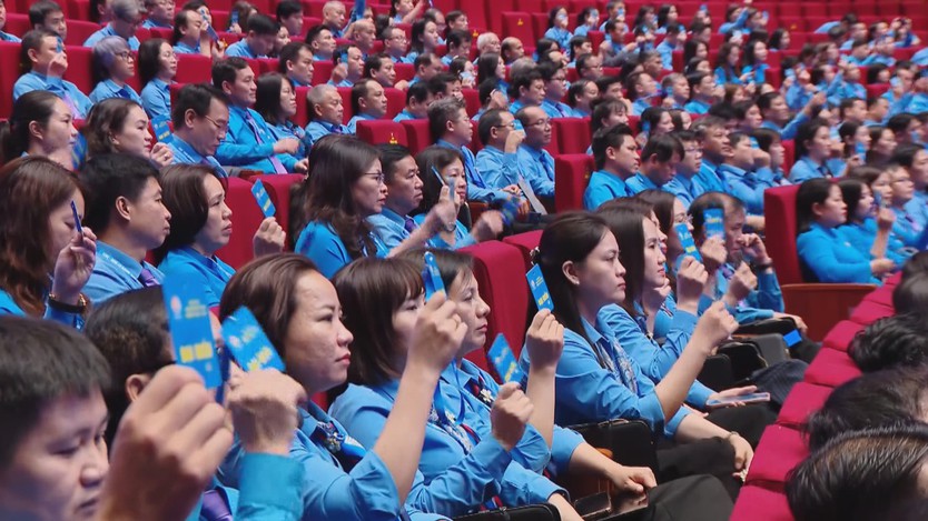 Đại hội XIV Công đoàn Việt Nam khai mạc, đặt mục tiêu phát triển thêm ít nhất 4 triệu đoàn viên - Ảnh 2.
