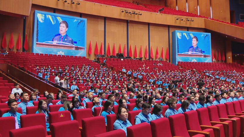 Đại hội XIV Công đoàn Việt Nam khai mạc, đặt mục tiêu phát triển thêm ít nhất 4 triệu đoàn viên - Ảnh 5.