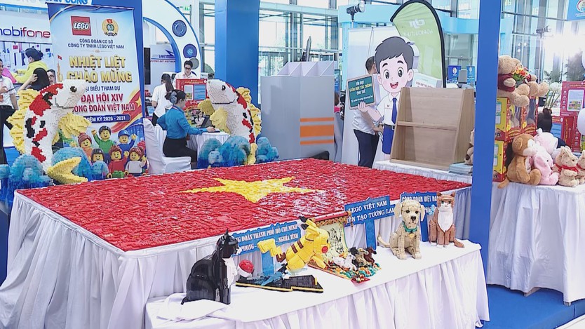 Không gian sáng tạo tại Đại hội XIV Công đoàn Việt Nam tôn vinh những sáng kiến tiêu biểu của người lao động- Ảnh 3.
