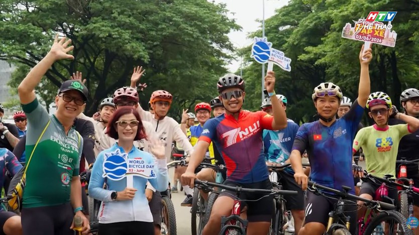 Cộng đồng yêu xe đạp TP. Hồ Chí Minh sôi nổi hưởng ứng "Ngày xe đạp thế giới" - Ảnh 4.