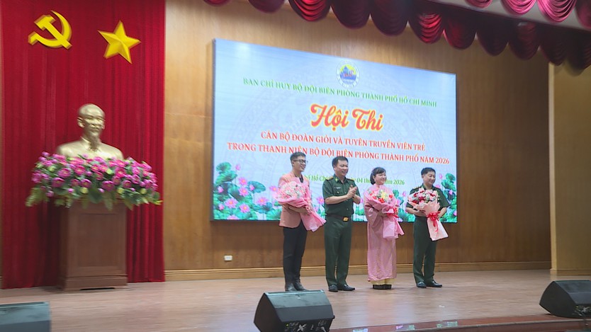Sôi nổi hội thi cán bộ Đoàn Bộ đội Biên phòng TP. Hồ Chí Minh 2026  - Ảnh 1.