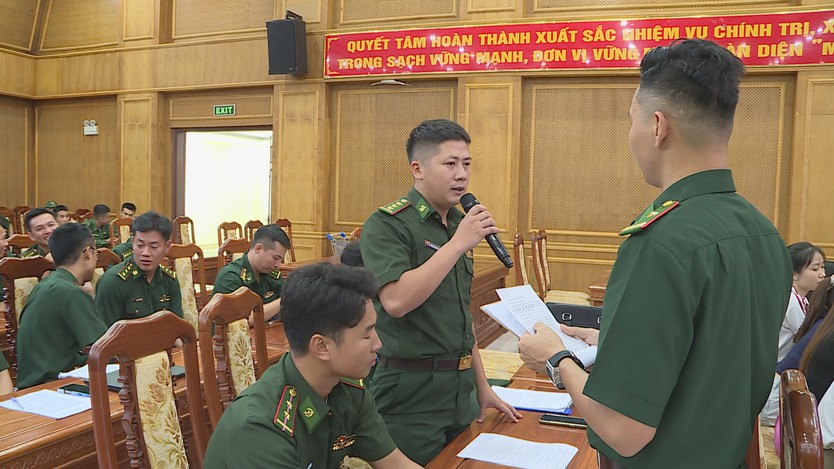 Sôi nổi hội thi cán bộ Đoàn Bộ đội Biên phòng TP. Hồ Chí Minh 2026  - Ảnh 2.