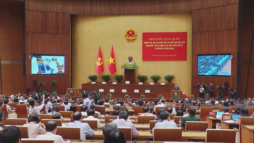 Hội nghị toàn quốc quán triệt và triển khai Nghị quyết của Bộ Chính trị về phát triển kinh tế có vốn đầu tư nước ngoài - Ảnh 9.
