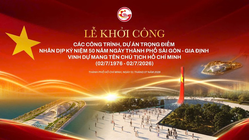 TP. Hồ Chí Minh khởi công 8 dự án trọng điểm mừng 50 năm TP. Hồ Chí Minh vinh dự mang tên Bác  - Ảnh 1.