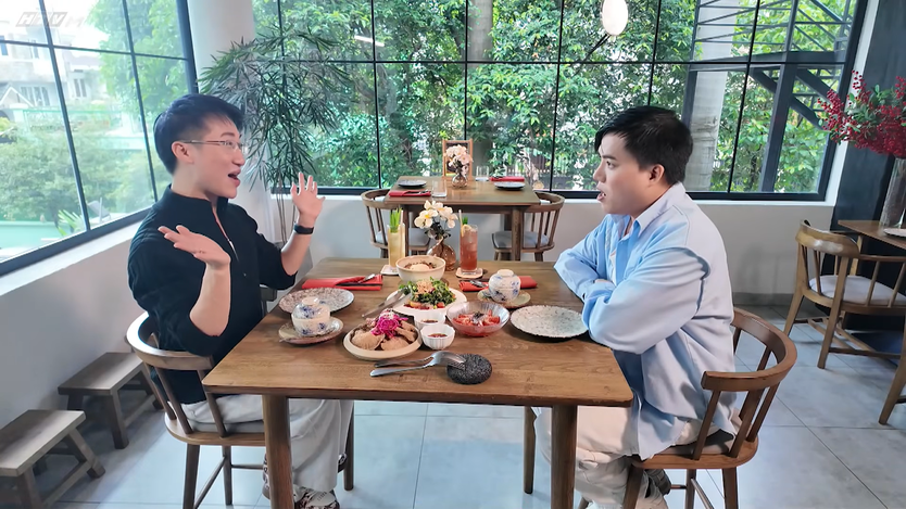 Quán ăn hạnh phúc: Duy Khương, Lâm Nguyễn khám phá ẩm thực chay hiện đại tại CELA - Ảnh 5.