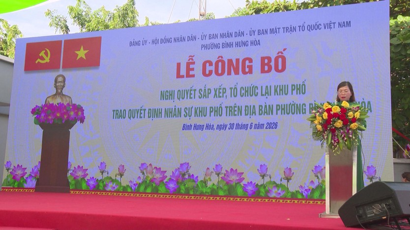 Phường Bình Hưng Hòa hoàn thành sắp xếp còn 52 khu phố - Ảnh 3.