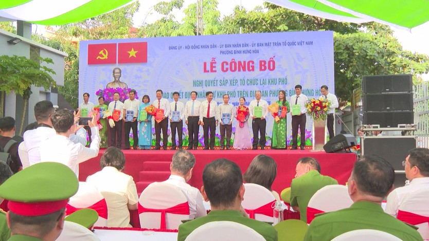 Phường Bình Hưng Hòa hoàn thành sắp xếp còn 52 khu phố - Ảnh 5.