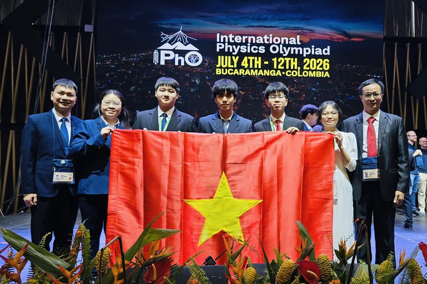 Việt Nam giành 4 huy chương Vàng tại Olympic Vật lý quốc tế 2026 - Ảnh 1.