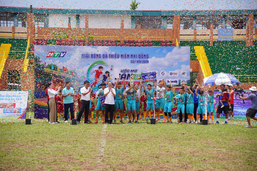 "Ước mơ sân cỏ" Cúp HTV 2026: Một mùa hè đáng nhớ của những giấc mơ bóng đá - Ảnh 30.