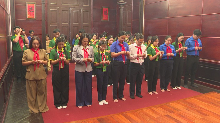 75 thiếu nhi tham gia lễ xuất quân Hành trình “Em yêu Tổ quốc Việt Nam” năm 2026 - Ảnh 5.