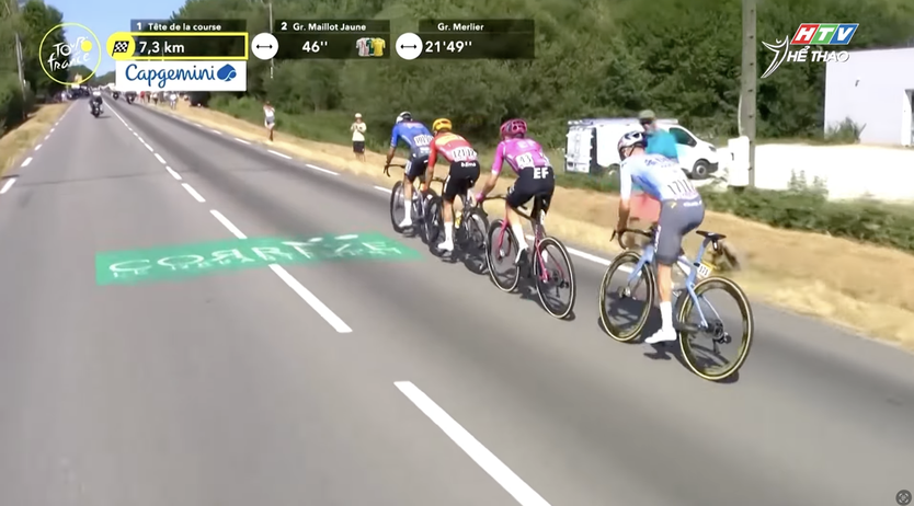 Diễn biến Tour de France: Van der Poel thắng chặng 7, Pogacar lấy lại áo vàng- Ảnh 2.