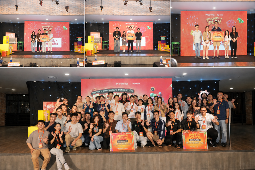 Trắng đêm tại VNG Campus: Cuộc lội ngược dòng ngoạn mục của các nhà làm game tại "Prompt To Play” 2026 - Ảnh 2.