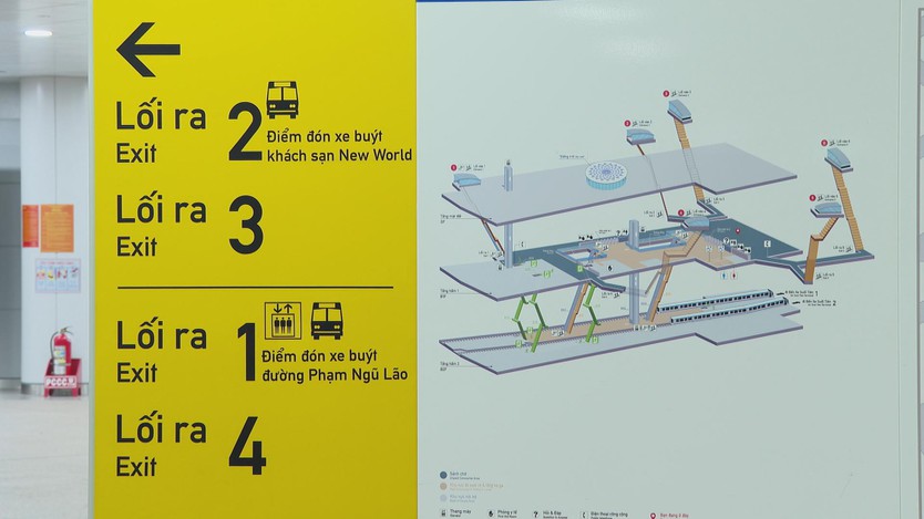 Tích hợp thông tin tuyến xe buýt vào bảng chỉ dẫn tại nhà ga Metro - Ảnh 4.