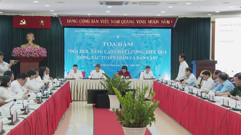 Tọa đàm nâng cao chất lượng công tác tuyên giáo và dân vận - Ảnh 1.