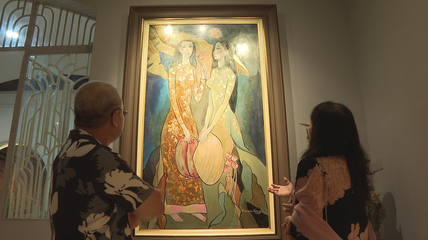 Triển lãm "Mình hạc xương mai": Sơn mài truyền thống trong nhịp sống đương đại- Ảnh 5.