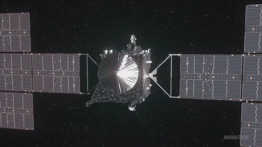 Tàu vũ trụ Psyche của Nasa bay qua sao Hỏa - Ảnh 1.
