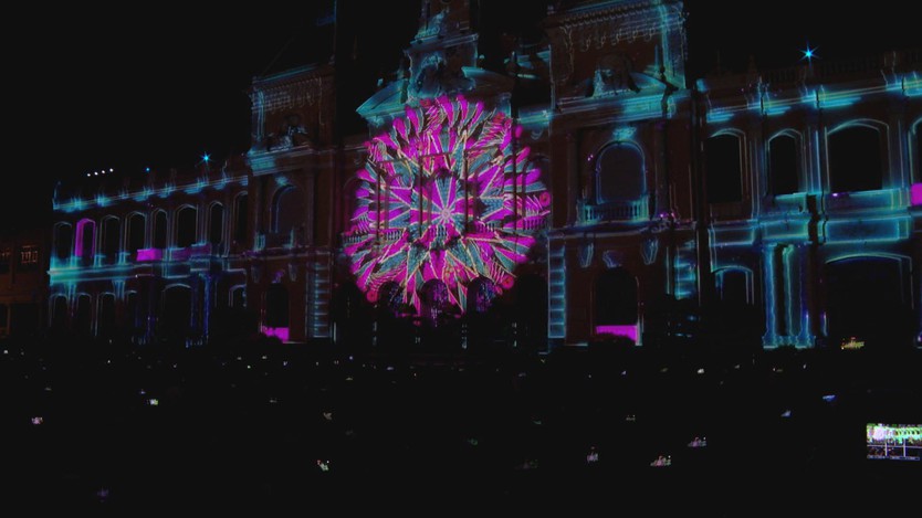 3D Mapping tái hiện hành trình 50 năm thành phố mang tên Bác - Ảnh 4.