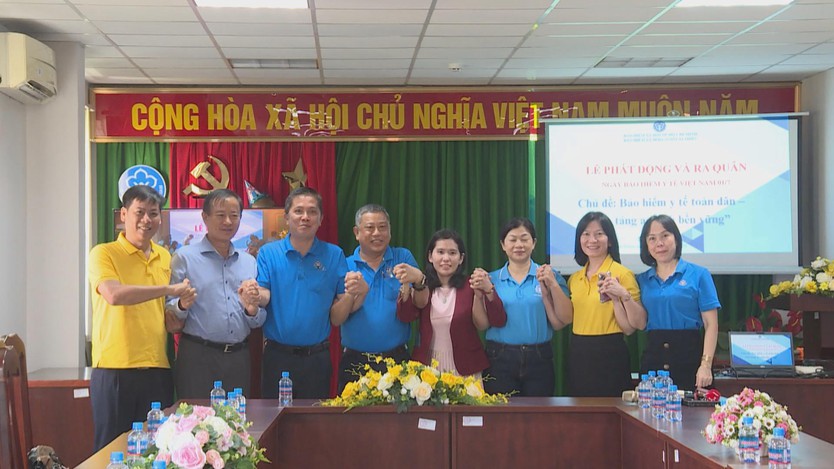 Bảo hiểm xã hội cơ sở Lái Thiêu ra quân hưởng ứng Ngày Bảo hiểm Y tế Việt Nam - Ảnh 2.