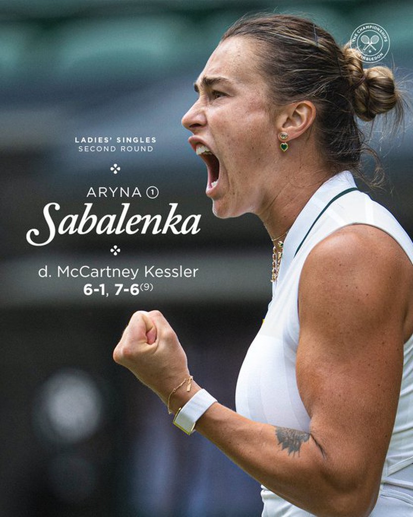 Sinner, Djokovic, Sabalenka và Gauff cùng tiến bước tại Wimbledon - Ảnh 3.