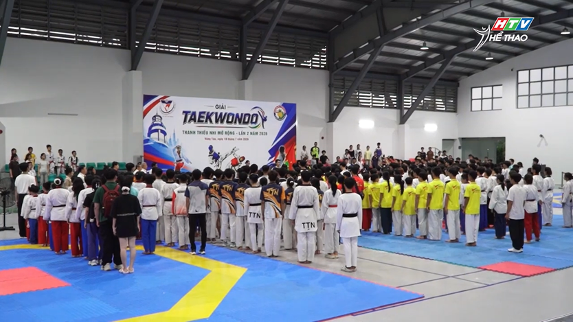 Hơn 400 vận động viên tham dự Giải Taekwondo Thanh thiếu nhi mở rộng lần II 2026 - Ảnh 1.