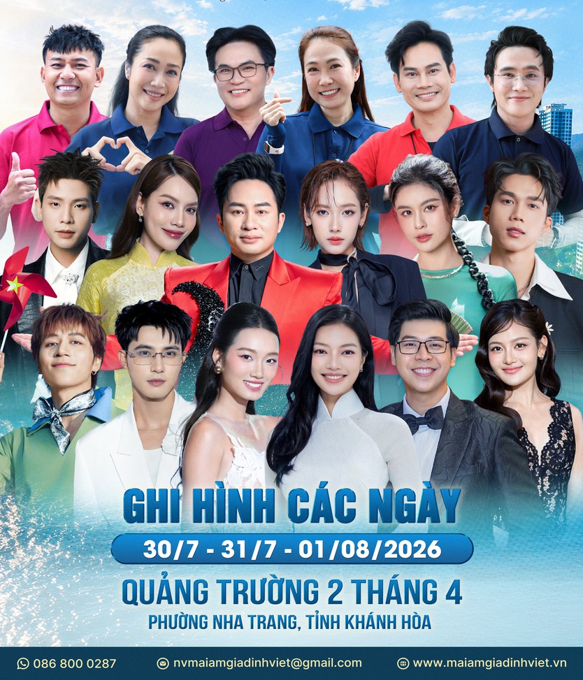 Ốc Thanh Vân cùng dàn nghệ sĩ hội ngộ "Mái ấm gia đình Việt" ở Khánh Hòa - Ảnh 1.